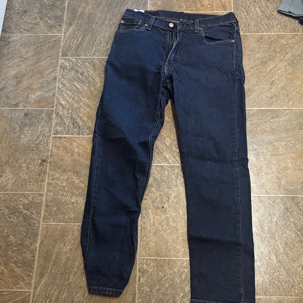 Levi's Men's Deep Indigo Straight Jeans